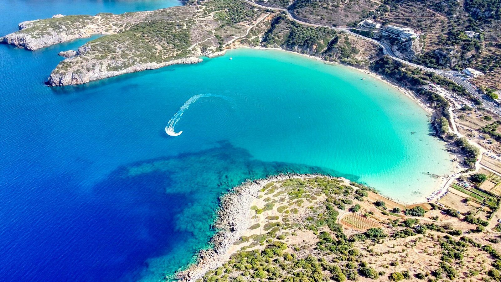 aerial view of body of water during daytime